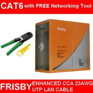 Cat6 1000 ft UTP LAN Cable Network Ethernet ATM ISDN