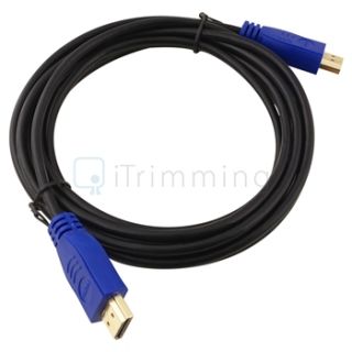 10ft 3M Blue 1 4 HDMI Cable Ethernet 3D 1080p M M for Bluray 3D DVD 