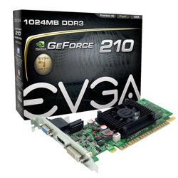 New EVGA GeForce 210 1024MB DDR3 PCI Express 2 0 Graphics Card 01g P3 