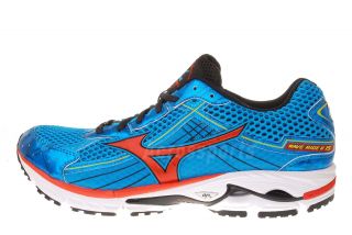 Mizuno Wave Rider 15 Blue Red Mens Running Shoes 8KN20258