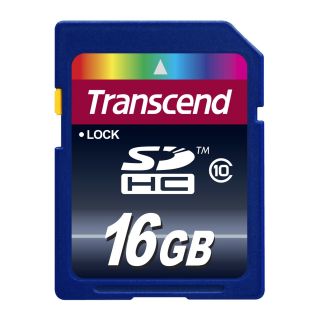 Transcend 16GB 16g SDHC 133x Class 10 Flash Memory Card for Cameras 
