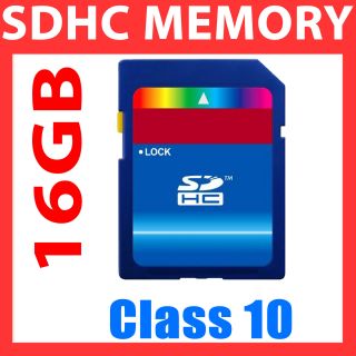 16GB SDHC Memory Card Class 10 for Digital SLR Camera Camcorder Brand 