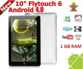   GOOGLE ANDROID 4 0 ICS O S TABLET FLYTOUCH 1GB RAM 4GB WIFI CAM MORE