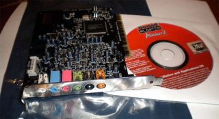   Sound Blaster Audigy 2 Value THX 7 1 Digital Win7 PCI Sound Card