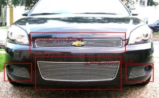 06 08 Chevy Impala SS Lt Front Grill Aluminum Billet Grille Combo 