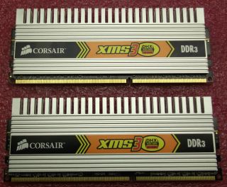 Corsair CM3X2048 1333C9DHX 2048MB DDR3 Memory Lot of 2