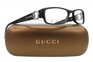 New Gucci Eyeglasses GG 3553 Black D28 GG3553 52mm