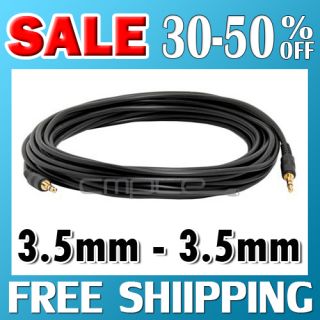 25FT 3.5MM STEREO AUDIO CABLE 25 FT MALE TO MALE 25 CORD NEW