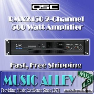 QSC RMX2450 2 Channel 500 Watt Amplifier