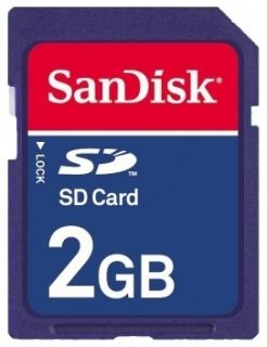 2GB 2GIG SANDISK SD CAMERA SECURE DIGITAL CAMERA FLASH MEMORY CARD 2G 