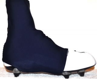 Navy Blue 2Tone Cleat Covers Football Spats Spats