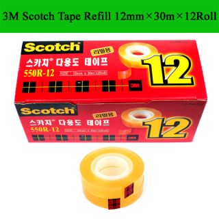 3M Scotch Multipurpose Tape Refill 550R 12mm × 30M 1181  12ROLL 