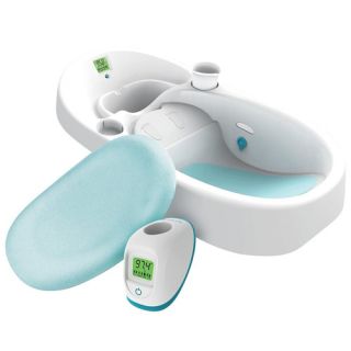 4moms Cleanwater Collection Infant Baby Bath tub with Digital 