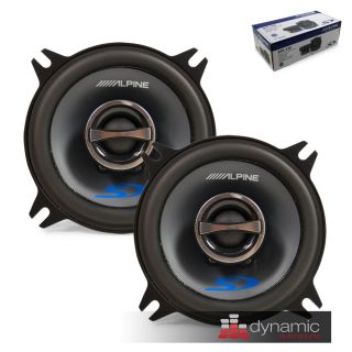 Alpine SPS 410 Car Audio Stereo Type s 4 Coaxial Speakers 2 Way 140 