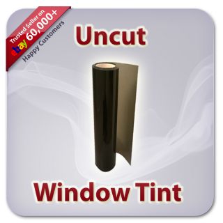 Uncut Window Tint Film Roll 50 feet Long 40 inches Wide Any Shade