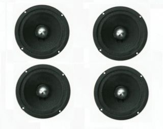 American Bass Sq 6B 6 5 Midrange Mid Bullet Speakers Two Pair Mid 