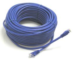 Blue 75 Feet RJ45 CAT5 Cat5e LAN Network Cable 75ft Router Switch 