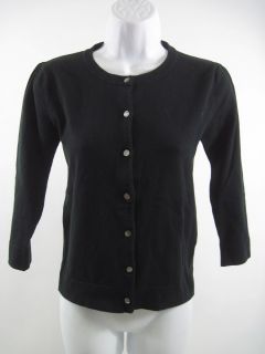 525 America Black Button Front Cardigan Sweater Sz S