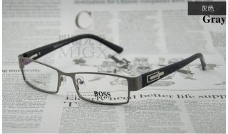 1143 Mans Metal Full Rim Optical Frame Eyeglasses Eyewear with Spring 