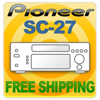 Pioneer Elite SC 27 A V 7 Channel Receiver SC27 12562957487