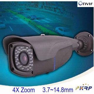 Outdoor 2 Megapixel IR IP Network Camera CCTV Onvif with 3 7 14 7mm 