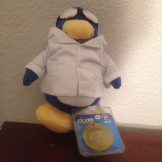 Disney Club Penguin 6 Plush Toy Gary The Gadget Guy Series 5 New 