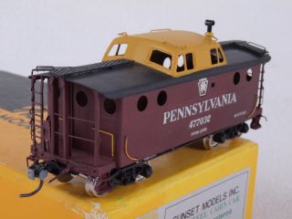 Sunset HO Brass PRR N5c Caboose c/p #477032 Pennsylvania Railroad
