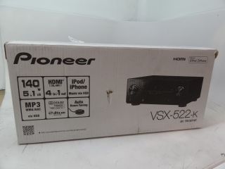   VSX 522 K 5 1 Channel 3D Ready A V Home Theater Receiver Black