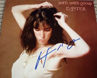 RARE Patti Smith Signed Easter Vinyl Album LP Very RARE