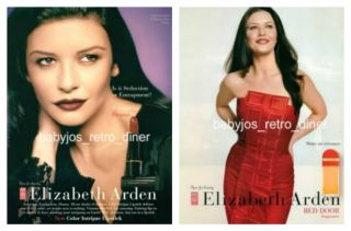 Catherine Zeta Jones Elizabeth Arden Perfume and Lipstick 