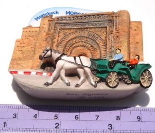 BAB Agnaou Gate Marrakech Morocco Resin Fridge Magnet