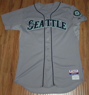 Michael Saunders Game Used Autographed 2009 Seattle Mariners Rookie 