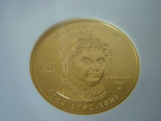   Graded MS70 10 Dollar Gold First Spouse Series Abigail Adams