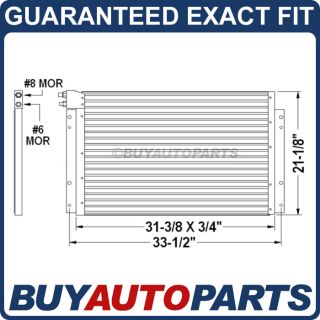 Brand New AC Air Conditioner Condenser for Mack Truck Vision CX 