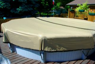 Ultimate Above Ground Winter Swimming Pool Cover Armor Kote 10 yr All 