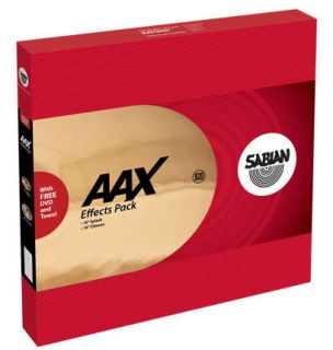 Sabian 25005XE AAX Series Cymbal Effects Pack Set 10 Splash 18 