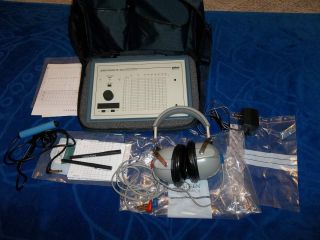 Madsen Micromate 304 Hearing Test Screening Audiometer Mint Complete 