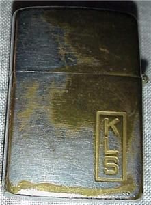 Vintage HANNA COAL Zippo Lighter  1950  No Lost Time Accidents