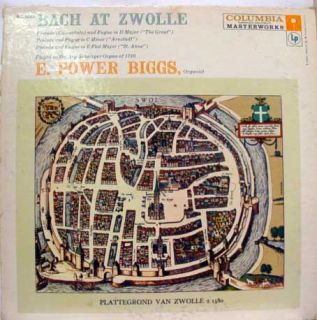 POWER BIGGS bach at zwolle LP mint  6 EYE KL 5262