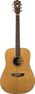 WASHBURN WD21S ACOUSTIC DREADNOUGHT STYLE GUITAR W/ ROSEWOOD BRIDGE 