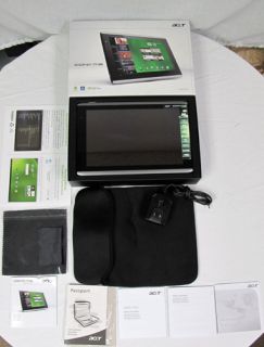 Acer Iconia A500 64GB 10 1 Silver Touch Screen Tablet with Wi Fi Mint 