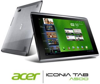 Acer ICONIA A500 16GB Wi Fi 10 1in Black Excellent Condition
