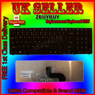 Acer Aspire 5800 5542G 5738Z Laptop Keyboard V104730AK1