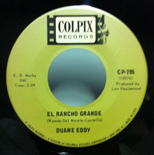 45 DUANE EDDY el rancho grande / poppas movin on 7 VG+ CP 79 Record 