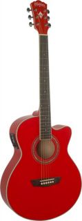 Washburn EA10R Festival Acoustic Guitar with Cutaway Petite Jumbo 