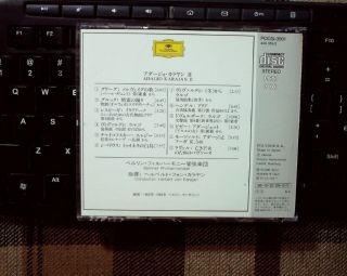 Adagio Karajan II Japan CD Pocg 3501