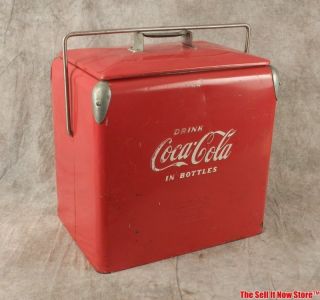    Coca Cola Standard Portable Cooler Tray Acton Mfg Coke Original Rare