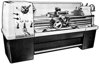 CLAUSING Colchester 15 8000 Series Metal Lathe Operating & Parts 