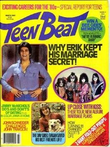 Teen Beat Magazine 1980 Olivia Newton John Scott Baio