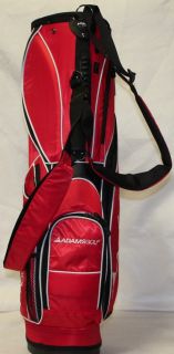 New Adams Hornet Golf Stand Bag Red